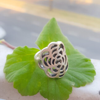 Anillo inflado de plata 925