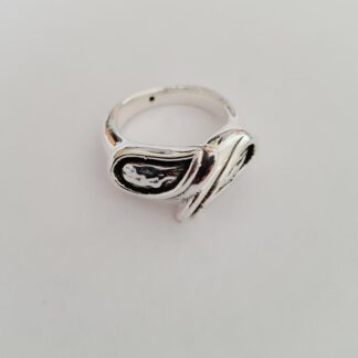 Anillo gotas de plata inflada 925