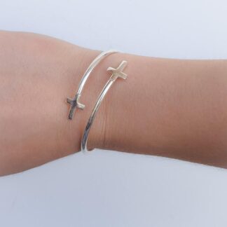 Pulsera cruces de plata 925