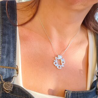 Conjunto vida de plata 925